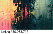 cybersecurity glitch-transitioning microchip ai generated. Стоковое AI-изображение, AI-художник Vectorwin / Фотобанк Лори