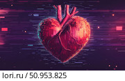 transition glitch-transitioning heart ai generated. Стоковое AI-изображение, AI-художник Vectorwin / Фотобанк Лори