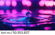 cohesion floating water drop ai generated. Стоковое AI-изображение, AI-художник Vectorwin / Фотобанк Лори