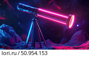 hubble emerging telescope ai generated. Стоковое AI-изображение, AI-художник Vectorwin / Фотобанк Лори
