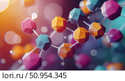 graphene emerging molecule ai generated. Стоковое AI-изображение, AI-художник Vectorwin / Фотобанк Лори