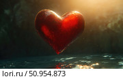water floating heart ai generated. Стоковое AI-изображение, AI-художник Vectorwin / Фотобанк Лори