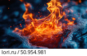 ignite growing fire ai generated. Стоковое AI-изображение, AI-художник Vectorwin / Фотобанк Лори