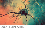 malfunction glitching neuron ai generated. Стоковое AI-изображение, AI-художник Vectorwin / Фотобанк Лори