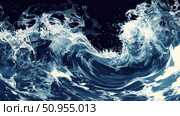 amplitude merging wave ai generated. Стоковое AI-изображение, AI-художник Vectorwin / Фотобанк Лори