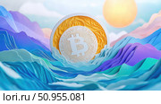 blockchain emerging coin ai generated. Стоковое AI-изображение, AI-художник Vectorwin / Фотобанк Лори