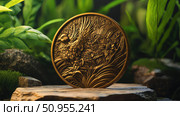 ethereum emerging coin ai generated. Стоковое AI-изображение, AI-художник Vectorwin / Фотобанк Лори