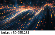 time flying data stream ai generated. Стоковое AI-изображение, AI-художник Vectorwin / Фотобанк Лори