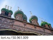 Церковь Иоанна Предтечи в Толчкове. Ярославль. Россия. Июль 2025. Стоковое фото, фотограф Владимир Макеев / Фотобанк Лори