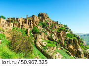 Epic Ruins of the Mountain Ghost Village Gamsutl. Caucasus (2024 год). Стоковое фото, фотограф Константин Лабунский / Фотобанк Лори