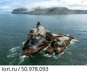 Tillamook Lighthouse Pacific Ocean Shore Coast. Стоковое фото, фотограф Mark Agnor / Фотобанк Лори