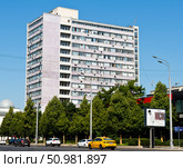Садовая-Спасская улица, дом 3, корпус 1. Москва. Россия. Редакционное фото, фотограф E. O. / Фотобанк Лори