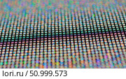 Macro photo of led screen with glowing pixels, abstract technology background showing digital display grid and television monitor texture with shallow depth field. Стоковое фото, фотограф Павел Муравьев / Фотобанк Лори