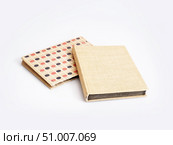 Album for postage stamps isolated on white background. Стоковое фото, фотограф Елена  Попкова / Фотобанк Лори