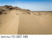 View of the desert in Karakalpakstan (2022 год). Стоковое фото, фотограф Юлия Белоусова / Фотобанк Лори