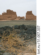 Ruins of ancient Dzhanpik-kala fortress (2022 год). Стоковое фото, фотограф Юлия Белоусова / Фотобанк Лори
