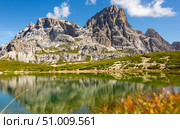 Clear emerald-turquoise pond water in Laghi dei piani area. Стоковое фото, фотограф Яков Филимонов / Фотобанк Лори
