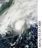 Typhoon Bopha over the South China Sea. Стоковое фото, фотограф Stocktrek Images, Inc. / ТАСС / Фотобанк Лори