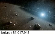 An asteroid belt around the bright star Vega. Стоковое фото, фотограф Stocktrek Images, Inc. / ТАСС / Фотобанк Лори