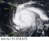 Hurricane Dean in the Atlantic and Carribbean. Стоковое фото, фотограф Stocktrek Images, Inc. / ТАСС / Фотобанк Лори