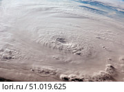 Hurricane Felix over the Caribbean Sea. Стоковое фото, фотограф Stocktrek Images, Inc. / ТАСС / Фотобанк Лори