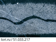 Unique patterns on winter lake ice showcase beauty nature artistry in cold climates. closeup. Стоковое фото, фотограф ЛУНИНА ВЕРОНИКА / Фотобанк Лори