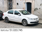 Volkswagen Gol Sedan (2017 год). Редакционное фото, фотограф Art Konovalov / Фотобанк Лори