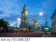 Москва. Кафедральный собор Богоявления Господня. Редакционное фото, фотограф Литвяк Игорь / Фотобанк Лори