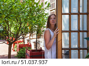 Opening Onto Possibilities in a Garden Setting on a Summer Afternoon. Стоковое фото, фотограф Aleksandr Golubev / Фотобанк Лори
