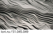 Black and white abstract wavy lines, creating a visually striking and modern art piece. Стоковое AI-видео, аниматор Данила Большаков / Фотобанк Лори