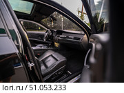 KRASNOYARSK, RUSSIA - July 31, 2025: Black BMW M5 E60. Редакционное фото, фотограф Плотников Дмитрий / Фотобанк Лори