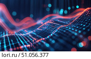 data looping line graph ai generated. Стоковое AI-изображение, AI-художник Vectorwin / Фотобанк Лори