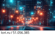 technology x-ray of smart lighting system ai generated. Стоковое AI-изображение, AI-художник Vectorwin / Фотобанк Лори