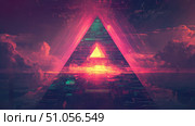 transition glitch-transitioning pyramid ai generated. Стоковое AI-изображение, AI-художник Vectorwin / Фотобанк Лори