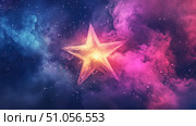 fusion transforming star ai generated. Стоковое AI-изображение, AI-художник Vectorwin / Фотобанк Лори