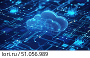 network scanning cloud computing hub ai generated. Стоковое AI-изображение, AI-художник Vectorwin / Фотобанк Лори