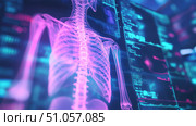 imaging x-ray of clinical notes ai generated. Стоковое AI-изображение, AI-художник Vectorwin / Фотобанк Лори