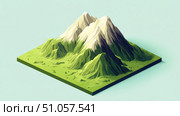 seismic vibrating mountain ai generated. Стоковое AI-изображение, AI-художник Vectorwin / Фотобанк Лори