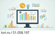 innovation animating business strategy plan ai generated. Стоковое AI-изображение, AI-художник Vectorwin / Фотобанк Лори