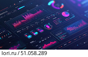 visualization transforming tech dashboard ai generated. Стоковое AI-изображение, AI-художник Vectorwin / Фотобанк Лори