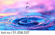 flow streaming water drop ai generated. Стоковое AI-изображение, AI-художник Vectorwin / Фотобанк Лори
