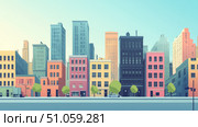 architecture ai interpretation of urban city block ai generated. Стоковое AI-изображение, AI-художник Vectorwin / Фотобанк Лори