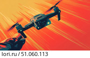 interference glitching remote control drone ai generated. Стоковое AI-изображение, AI-художник Vectorwin / Фотобанк Лори