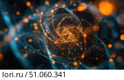 packet spiraling network traffic ai generated. Стоковое AI-изображение, AI-художник Vectorwin / Фотобанк Лори