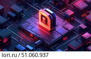 cycle looping lock ai generated. Стоковое AI-изображение, AI-художник Vectorwin / Фотобанк Лори
