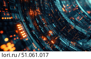iteration looping data cluster ai generated. Стоковое AI-изображение, AI-художник Vectorwin / Фотобанк Лори