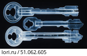 ray x-ray of house keys ai generated. Стоковое AI-изображение, AI-художник Vectorwin / Фотобанк Лори