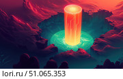 reactor emerging nuclear core ai generated. Стоковое AI-изображение, AI-художник Vectorwin / Фотобанк Лори