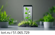 market growing smartphone ai generated. Стоковое AI-изображение, AI-художник Vectorwin / Фотобанк Лори