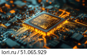 entanglement fracturing quantum processor ai generated. Стоковое AI-изображение, AI-художник Vectorwin / Фотобанк Лори